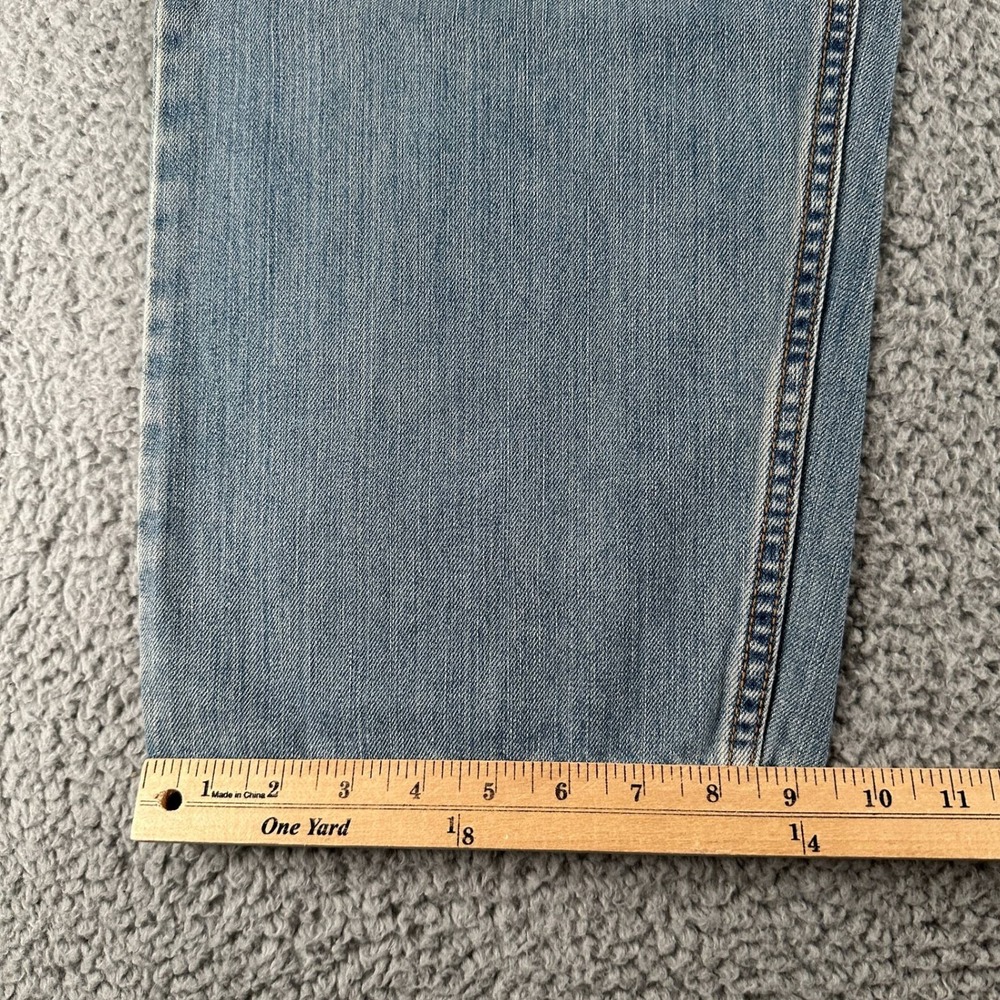 Vtg‎ SilverTab Jeans Mens W36 L30 Baggy Light Blue Cotton Relaxed Wide Leg Y2K - Picture 11 of 16